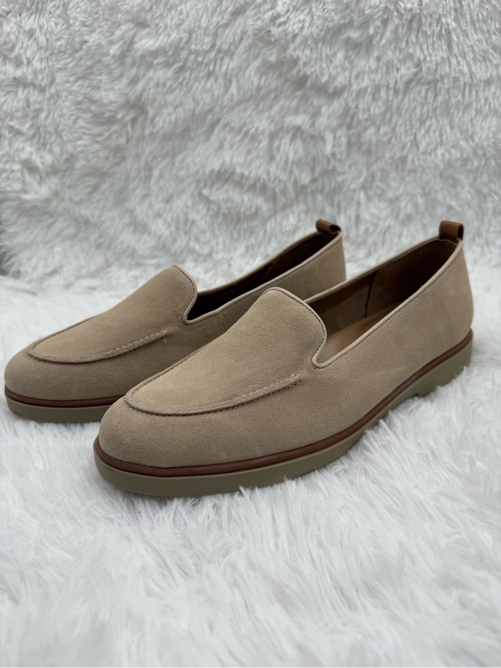 Naturalizer Loafers Size 9.5 Tan Korrine Leather Slip-On Loafers